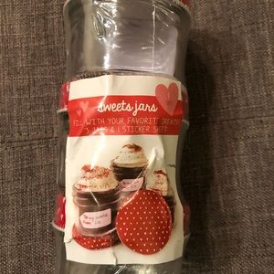 Valentines sweet jars (6 jars total)